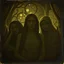 Placeholder: Daguerrotype close up some mysterious figures, odd background, Hieronymus Bosch Max Ernst ambient light, by Minicavio Quollati and Marlost Endgulp, Amano, Botticelli, Alphonse Mucha