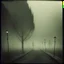 Placeholder: Dark street creepy fog colours strong texture artistic daguerrotype volumetric light tree nightmare Yves Tanguy