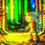 Placeholder: portrait of a cute chat robot shooting bow and arrow in the underground grove glowing light, in the style of escher, 8k, down-light, soft light, depth of field, photo realism, trending on art station, high detail,