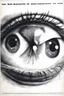 Placeholder: an old poster with the words"BIG BROTHER"(across top), the staring face of a man(middle, facing viewer), text "IS WATCHING"(across bottom), wwii era 1984 propaganda black and white printed poster on old paper