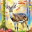 Placeholder: fallow deer artwork