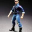 Placeholder: G.i. Joe fonzarelli toy doll greaser face (plastic hair) sunglasses with denim jeans black boots full body in package thumbs up 2022