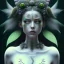 Placeholder: Portrait of beautiful girl, plant, metal, feathers, Dryad, fae, sidhe, ominous, nature, plants, wildflower, facepaint, dnd character portrait, intricate, oil on canvas, masterpiece, expert, insanely detailed, 4k resolution, retroanime style, cute big circular reflective eyes, cinematic smooth, intricate detail , soft smooth lighting, soft pastel colors, painted Renaissance style,bokeh, 800mm lens