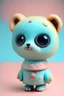Placeholder: little animal Kawaii style character made of plasticine