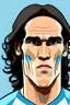 Placeholder: Edinson Cavani Footballer cartoon 2d