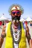 Placeholder: lord of the nerds at burning man festival