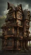 Placeholder: steampunk house