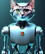 Placeholder: Half Robot cat