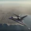 Placeholder: airplane over tel aviv