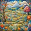 Placeholder: beautiful spring patchwork in the style of Raymond Briggs, Laurel Burch, Randolph Caldecott, Picasso. Modifiers: extremely detailed fantasy oil on canvas very attractive imperial colors fantastic view 4K 3D focused