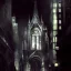 Placeholder: Gothic cathedral, Gotham city, by Jeremy mann, point perspective,intricate detail