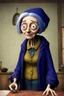 Placeholder: Coraline as an old woman