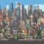 Placeholder: animated robot city