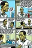 Placeholder: Obama’s hospital incident as a comic strip.