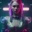 Placeholder: A cyberpunk soldier Armor car wearing girl,cyberpunk 2077, ultra realistic,shiny, smooth, studio quality, octane render, Surrealism, Triadic colour scheme,glow-stick, ambient lighting,nightclub lighting, polaroid, 100mm