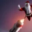 Placeholder: Jet pack, roketle uçan noel baba, octane render, 8k, --ar 1:1