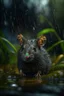 Placeholder: rat cat won the beauty contest through dark clouds, portrait in weird waterfall in moist swamp planet , photo-realistic, shot on Hasselblad h6d-400c, zeiss prime lens, bokeh like f/0.8, tilt-shift lens 8k, high detail, smooth render, down-light, unreal eng