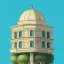 Placeholder: A Vignola classicism palladio Architecture building with futuristic glass building and trees +detailed facades+highly detailed++ Book illustration by Gediminas Pranckevičius, Jean Baptiste Monge, Brian Kesinger, Anton fadeev, strong lines, high contrast vibrant colors, 16k resolution, trending on behance""