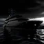 Placeholder: Yacht noir de 120 mètres