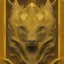 Placeholder:  intricate golden frame, highly detailed, single color background