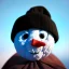 Placeholder: Kar küresi, snow man snow ball kid unreal engine 5, 8k