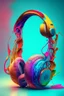 Placeholder: /imagine prompt: headphones, anatomy, colorful,