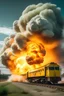 Placeholder: A train blowing up