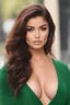 Placeholder: Demi Rose is so beautiful with her auburn hair and green eyes that all I want to do is paint a close-up facial portrait of Tom Selleck