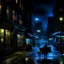 Placeholder: jazz vibes, city at night, lonely, dark colours, photo realistic