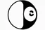 Placeholder: ying,yang clipart style simple stencil