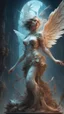 Placeholder: "3D HR Complex Unique and Beautiful Angel , 2 a breathtaking frontier fantasy artwork by Android Jones, Jean Baptiste monge, Alberto Seveso, Erin Hanson, Jeremy Mann. Minimalist highly detailed and complex professional_photography, masterpieces, 8k resolution concept art, Artstation, tricolor, Unreal Engine 5, cgsociety" Highly detailed ArtStation Concept Art Clear Focus Smooth cinematic 4K epic Details Serious Stoic ARTgerm AN's mature art. Busch painting style