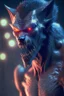 Placeholder: Vampire werewolf alien fused ,3d render, high details, high contrast, long explosure, hyper realistic, color grading, bokeh, unreal engine 5, 8k