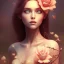 Placeholder: flower beautiful girl,utra realistic, fantasy art, Special Lighting, Vibrant, Solid color,color Scheme, forest, movie poster