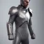 Placeholder: Cosmic super hero, gray costume,8k HD image,