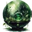 Placeholder: watercolor, dark style, dark green vintage witch's sphere with herbal decoction with emeralds and with grass and leaves, Trending on Artstation, {creative commons}, fanart, AIart, {Woolitize}, by Charlie Bowater, Illustration, Color Grading, Filmic, Nikon D750, Brenizer Method, Side-View, Perspective, Depth of Field, Field of View, F/2.8, Lens Flare, Tonal Colors, 8K, Full-HD, ProPhoto