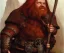 Placeholder:  dwarf, fantasy, red beard, axe, detailed armour, by John howe