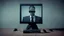Placeholder: man in suit, with monitor as head,