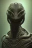 Placeholder: snake alien, head,8 eyes, smile, 8k, with hairs, finely detailed, photo realistic, HR Giger style