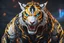 Placeholder: Venom beast in 8k anime cgi artstyle, white tiger them, warrior beast, neon effect, close picture, full body, apocalypse, intricate details, highly detailed, high details, detailed portrait, masterpiece,ultra detailed, ultra quality