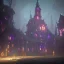 Placeholder: A magical city castle for warlocks and witches