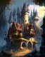 Placeholder: medieval fantasy castle town fairytale rpg art