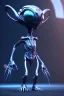 Placeholder: full length aliens clean art NFT, blender 3d