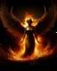 Placeholder: Angel in fire