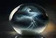 Placeholder: Glass ball full of thunder storms