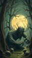 Placeholder: Swamp Thing, , ominous, , , intricate, oil on canvas, masterpiece, expert, insanely detailed, 4k resolution, retroanime style, cute big circular cinematic smooth, intricate detail , soft smooth lighting, soft pastel colors, painted Renaissance stylestyle