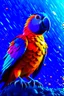 Placeholder: Generate an full body image of a parrot has a magma objects in the background and ocean objects in the background objects with an anime animal style.On Canvas, Brush Strokes, Smooth, Ultra High Definition, 8k, Unreal Engine 5, Ultra Sharp Focus, Intricate Artwork Masterpiece, Ominous, Golden Ratio, Highly Detailed, photo, poster, fashion, illustration