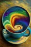 Placeholder: Rainbow coffee by Van Gogh