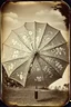 Placeholder: Un parapluie avec des fleurs brodees, , tintype