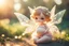 Placeholder: cute chibi pregnant fairy in sunshine, ethereal, cinematic postprocessing, dof, bokeh