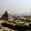 Placeholder: cairo tower and pyramids